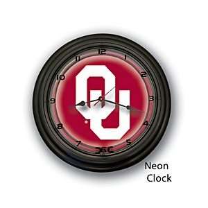  Oklahoma Sooners Neon Clock 18: Home Improvement