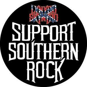    Lynyrd Skynyrd Support Southern Rock Button B 1107: Toys & Games