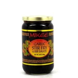 Mikee Stir Fry & Rib Sauce   Garlic   1: Grocery & Gourmet Food