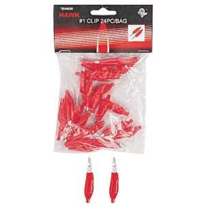  #1 CLIP 24PC/BAG RED