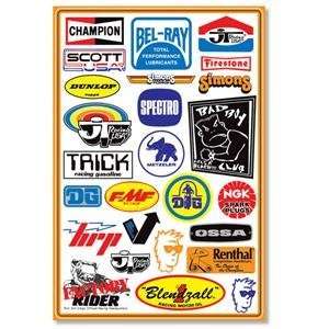  One Industries Old School Decal Sheet     /   Automotive