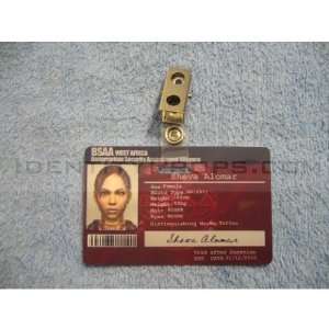  BSAA ID Card Resident Evil 5 Biohazard West Africa   Sheva 