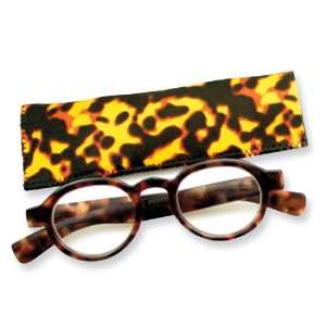  Brown Tortoise 1.25 Magnification Reading Glasses: Jewelry