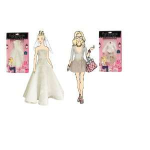   Clothes Set for Barbie, Steffi, Disney Princesses: Toys & Games