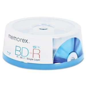  Memorex Blu Ray BD R Recordable Disc MEM97854: Electronics