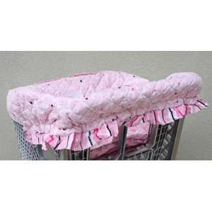  Light Pink Swirl Shopping Cart Cover: Baby