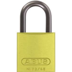  ABUS 72AL/40 KA 1 Inch Loto Aluminum Shackle, Yellow