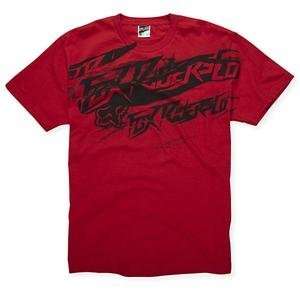  Fox Racing Torn Apart T shirt   2X Large/Red: Automotive