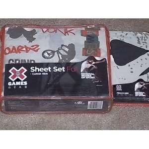  X Games Gear Sheet Set Full With Extra Pillowcase: Home 