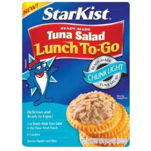 Starkist Tuna Salad Lunch To Go Chunk Light, 3.8 oz Pouches, 12 ct 