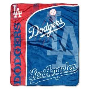  MLB Los Angeles Dodgers TRIPLE PLAY 50x60 Micro Raschel 