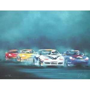  24 Heures du Mans by Victor Spahn, 29x23
