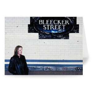 Bleecker Street, 1984 (oil on panel) by Max..   Greeting Card (Pack of 