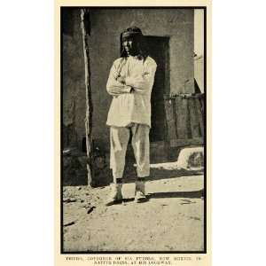  1911 Print Ysidro Governor Sia Pueblo New Mexico Dress 