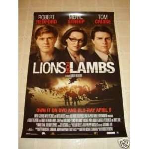  LIONS FOR LAMBS MOVIE POSTER 27X40 BRAND NEW Everything 