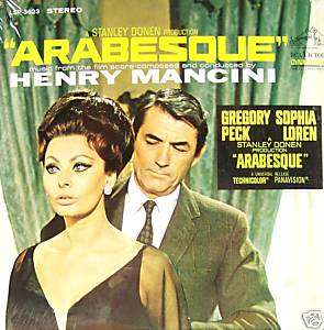 Arabesque OST LP Sophia Loren Gregory Peck RCA Stereo  