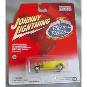   Retro Rods 32 Ford Roadster YELLOW Convertible #14: Toys & Games