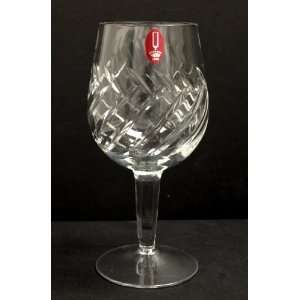  New! Set of 6 Crystal White Wine Stemwear Glasses Hand Cut 055 3219 6