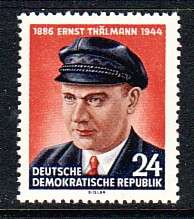 Germany DDR 213 MNH 1954 Ernst Thälmann Communist  