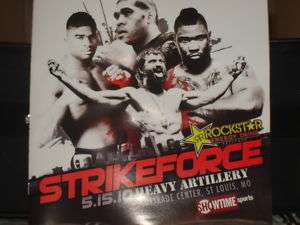 Strikeforce St. Louis Program Alistair Overeem MMA UFC  