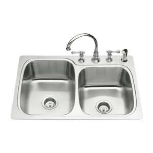   3372 3 NA Verse Self Rimming Stainless Steel Sink K 3372 Home