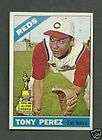 1966 Topps # 72 Tony Perez HOF Cincinnati Reds EX/MT+