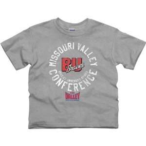  Bradley Braves Youth Conference Stamp T Shirt   Ash 