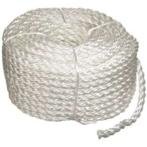  Rope King TP 38100W Twisted Poly Rope   White   3/8 inch x 