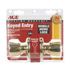    2 each: Ace Mobile Home Keyed Entry Knob (3885): Home Improvement
