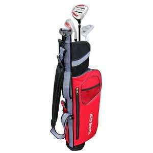 Young Gun EAGLE RED Junior golf club set & bag for kids Ages 9 11 RH 