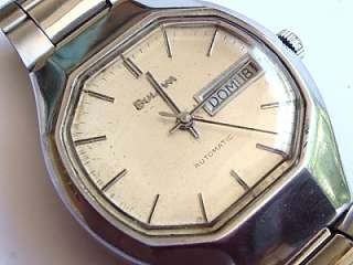 Bulova 17 jewels broken watch defect sold for parts  
