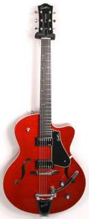 Godin 5th Avenue Uptown GT Red Electric Guitar Bigsby Tremolo, FREE 