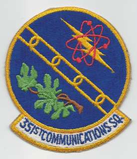 1960s 70s 351st COMMUNICATIONS SQUADRON patch  