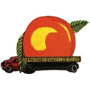  THE ALLMAN BROTHERS BAND PEACH EMBROIDERED PATCH: Home 
