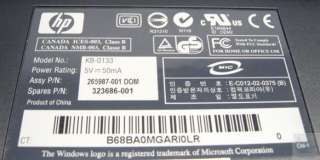Compaq KB 0133 PS/2 Silver/Black Keyboard  