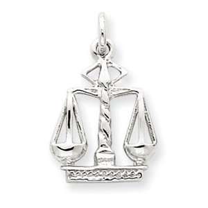   Scales of Justice Charm   Measures 21.3x13.5mm   JewelryWeb: Jewelry