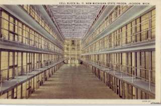 CELL BLOCK NO.11 MICHIGAN STATE PRISON JACKSON, MI  