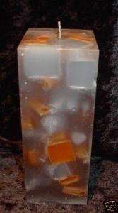 CANCER* ZODIAC CRYSTAL OIL CANDLE*SQUARE* METAPHYSICAL  