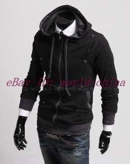 New Uomo Slim fit Zip Up Hoody Rider Giacca IT S M L XL  
