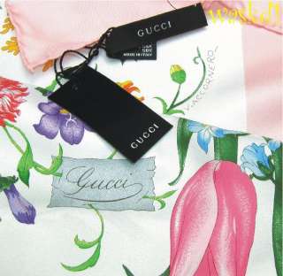 100% Authentic and absolutely gorgeous GUCCI large 100% silk twill 