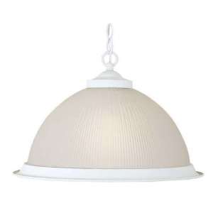  International Lighting 4208 03 Textured White Traditional 