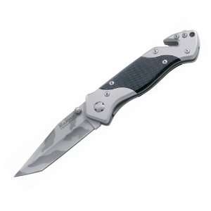 Boker Magnum Tactical Rescue Knife Rust Resistant 440 Stainless Steel 