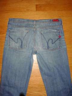 CITIZENS OF HUMANITY INGRID FLAIR JEANS LIGHT WASH 31  