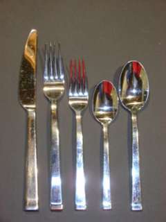 DANSK STAINLESS FLATWARE MERIDIAN 5 PC PLACE SETTING  