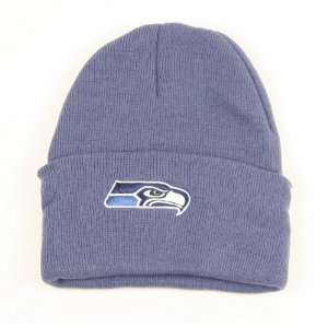  Seattle Seahawks Cuffed Embroidered Logo Winter Knit Hat 