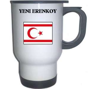  Northern Cyprus   YENI ERENKOY White Stainless Steel Mug 