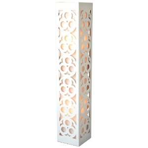    Candea White Wooden Frame 47 1/2 High Lamp: Home Improvement