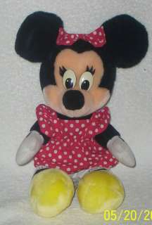 MINNIE MOUSE Disneyland World PLUSH 10 Sitting DISNEY  