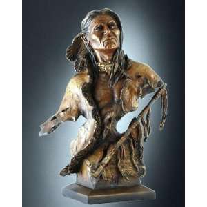 Yellow Wolf Native American Sculpture Suffused 
