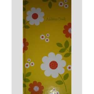  Yellow Flowers Leaves Mini Address Book: Office Products